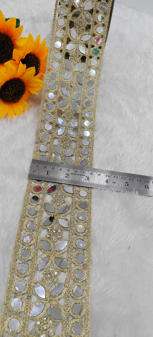 Floral Mirror Designer Lace