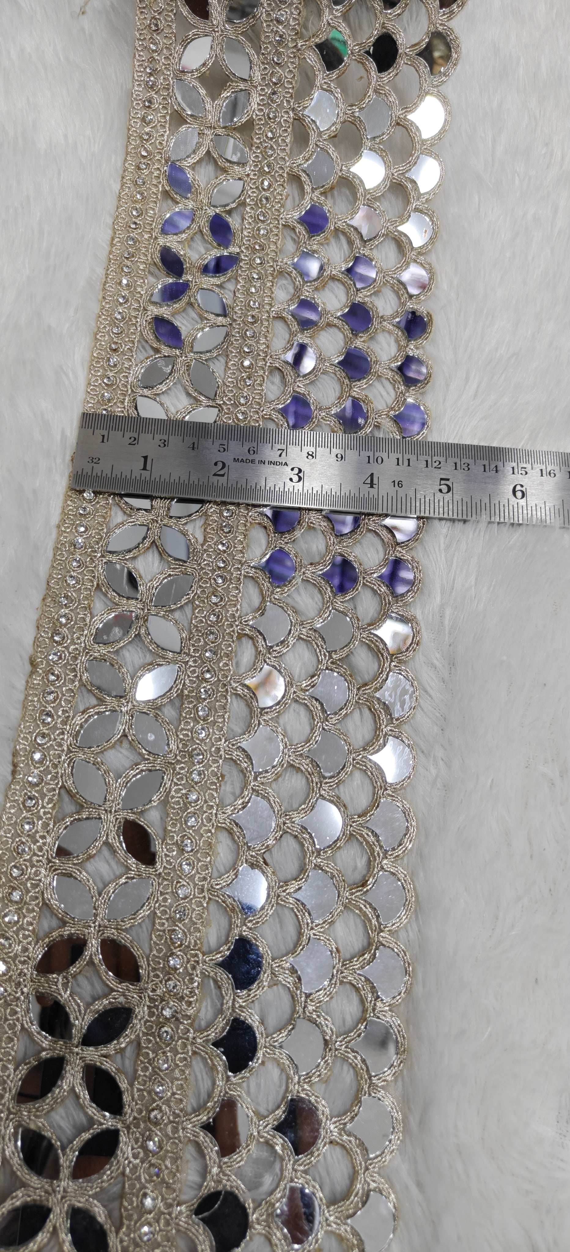 Regal Petal Mirror Lace