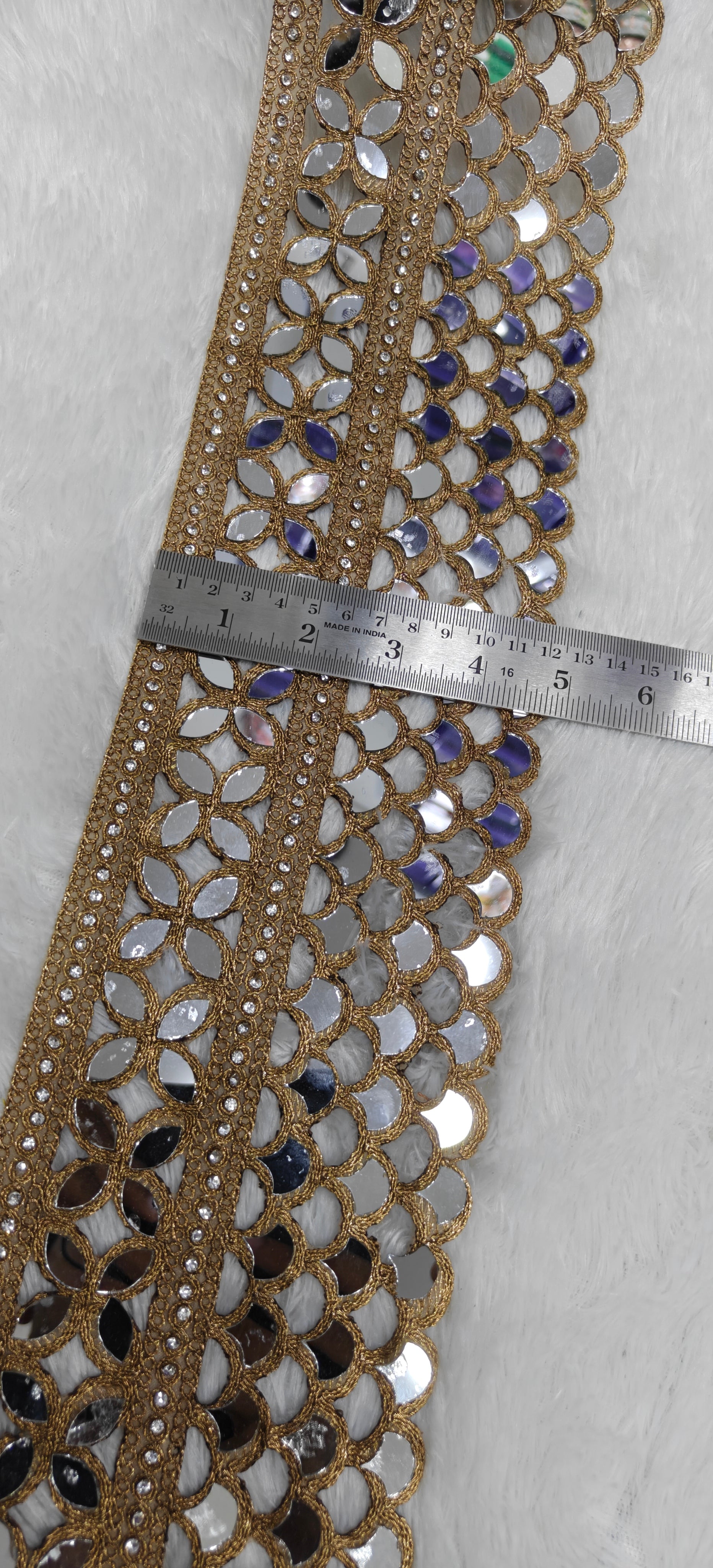 Regal Petal Mirror Lace