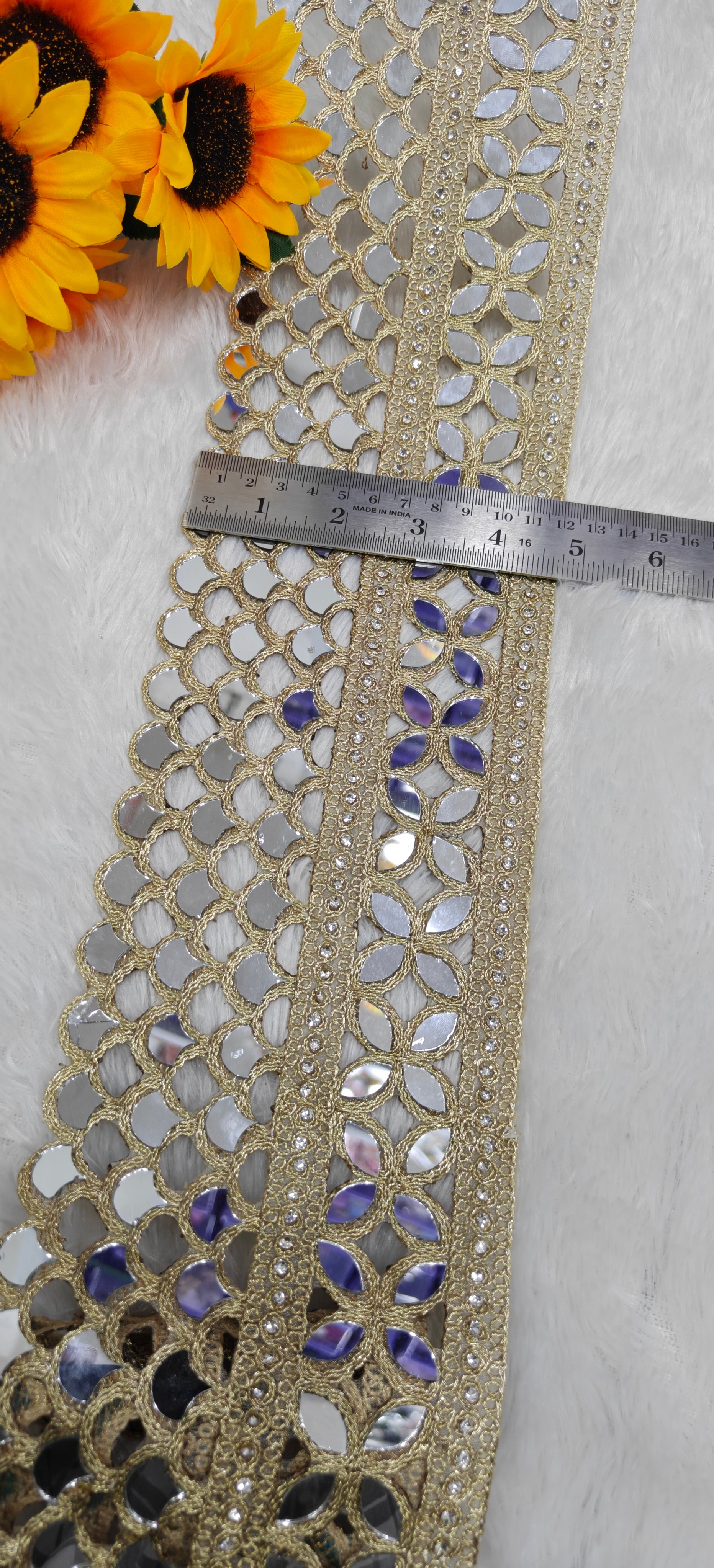 Regal Petal Mirror Lace