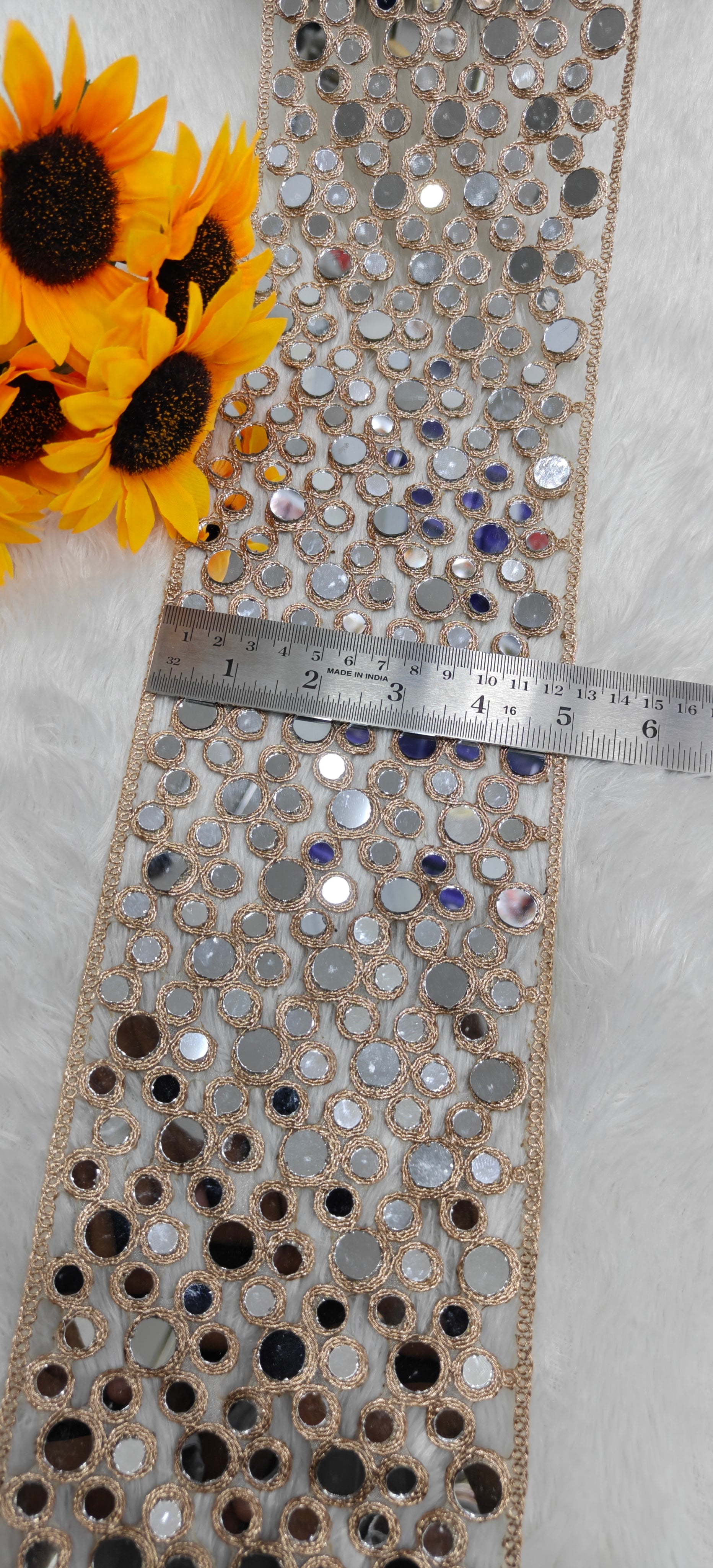 Royal Bubble Mirror Panel Lace