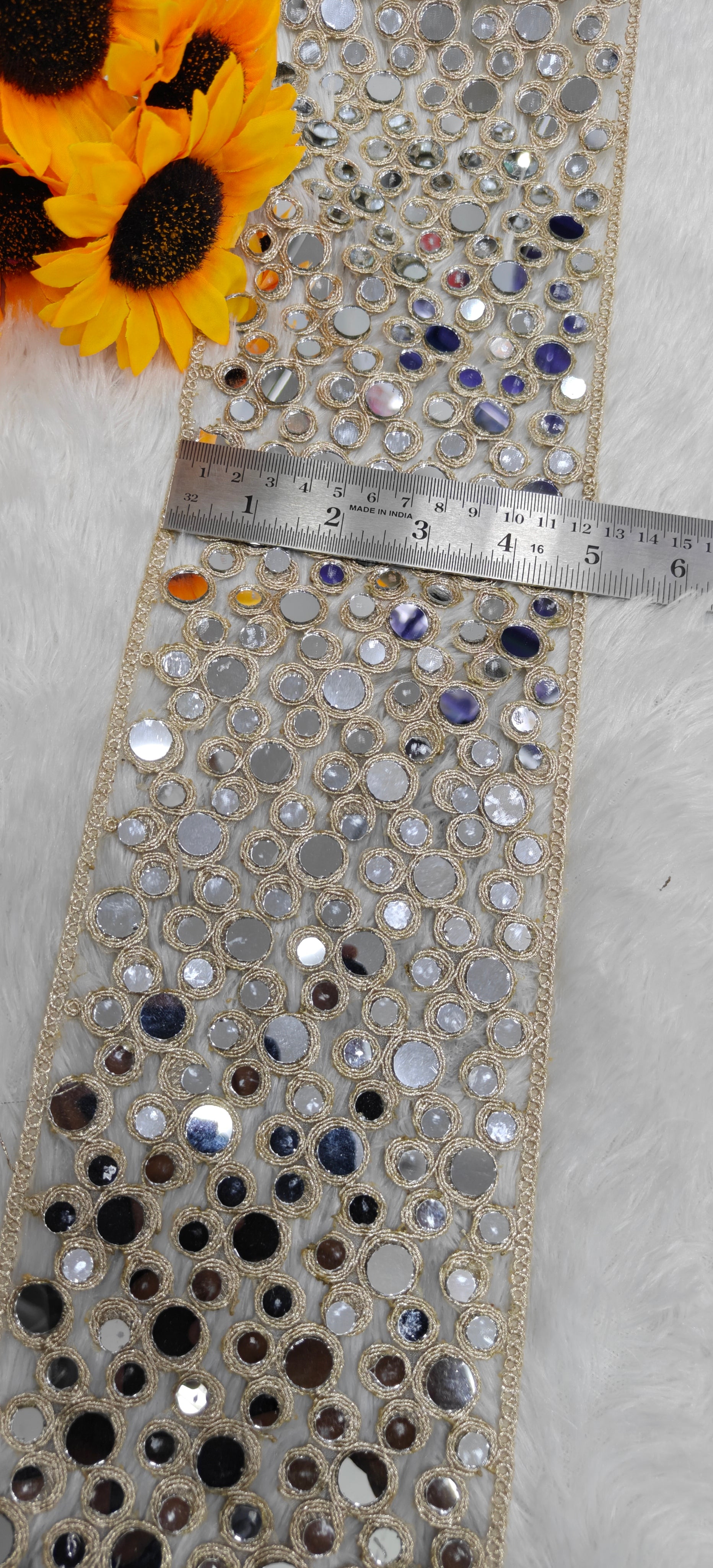 Royal Bubble Mirror Panel Lace